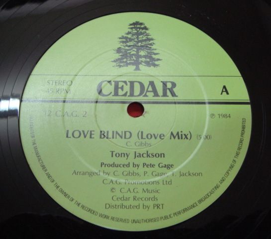 画像1: Tony Jackson - Love Blind