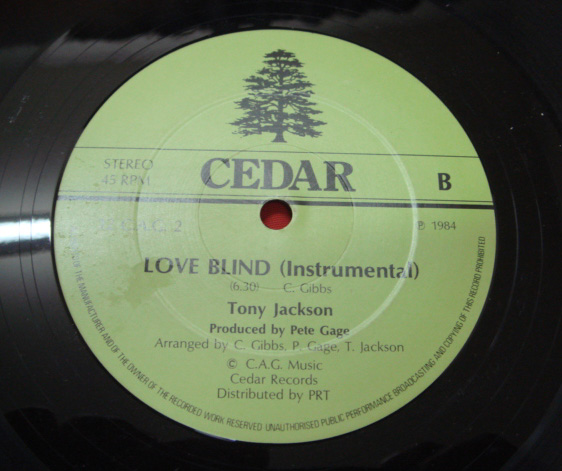 画像: Tony Jackson - Love Blind