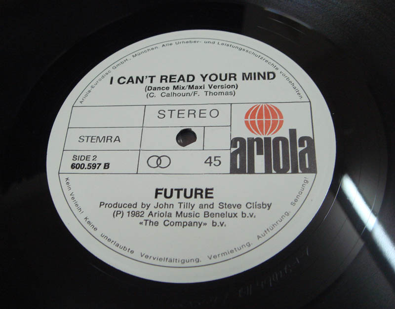 画像: Future - I Can't Read Your Mind