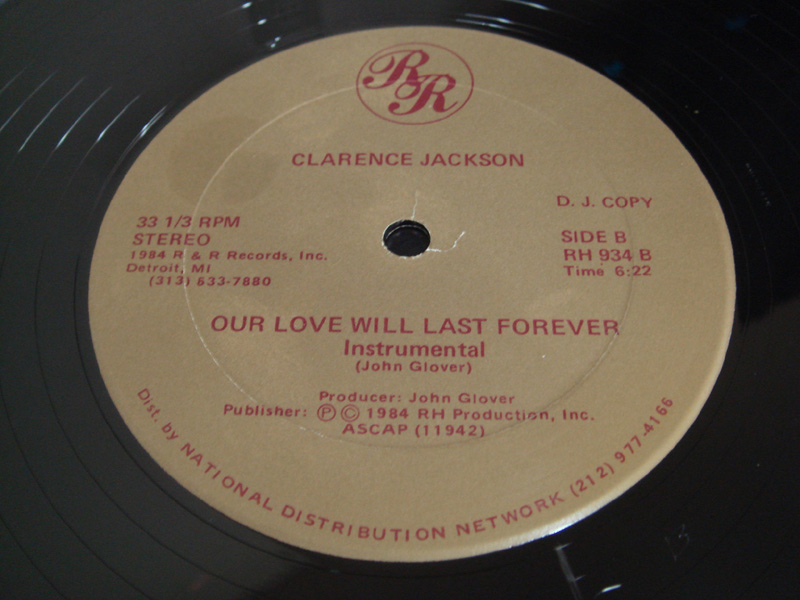 画像: Clarence Jackson - Our Love Will Last Forever