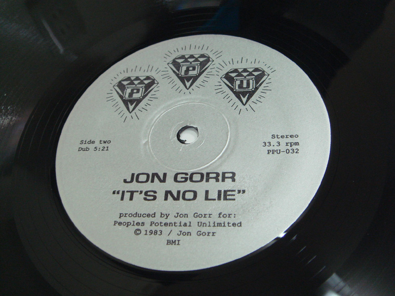 画像: Jon Gorr - It's No Lie (Re)