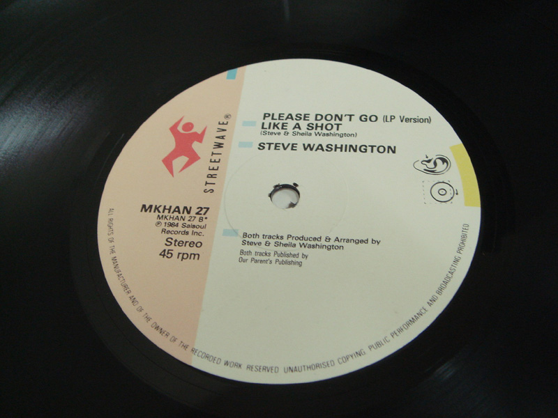 画像: Steve Washington - Please Don't Go