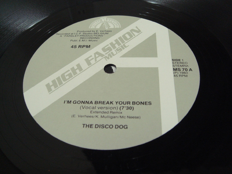 画像: Disco Dog (The) - I'm Gonna Break Your Bones　Extended Remix