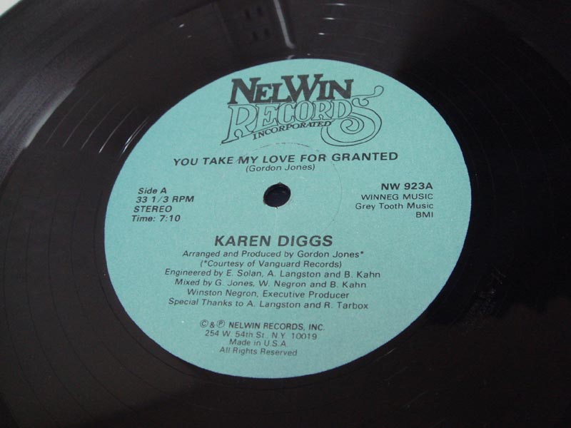 画像1: Karen Diggs - You Take My Love For Granted