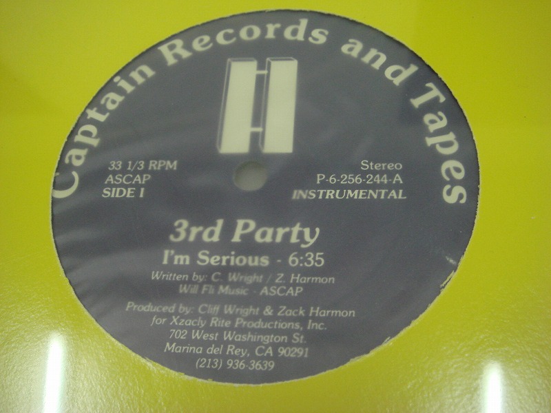 画像: 3rd Party - I'm Serious (Sealed)