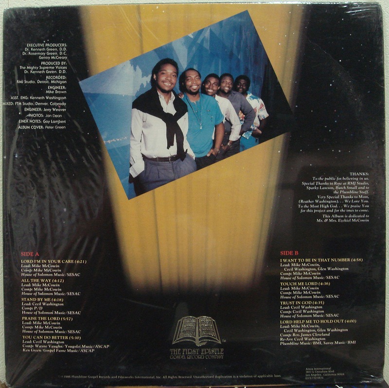 画像: Mighty Supreme Voices of Dallas Texas - You Can Do Better LP