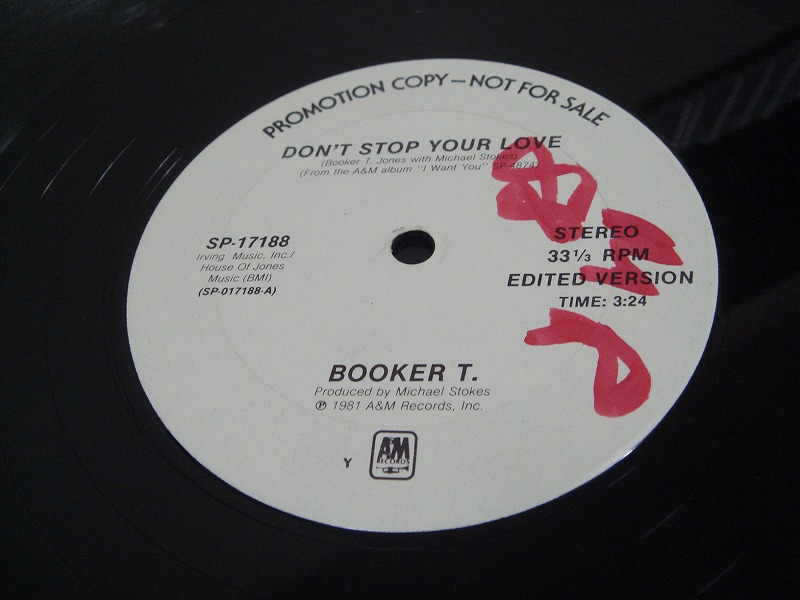 画像: Booker T - Don't Stop Your Love
