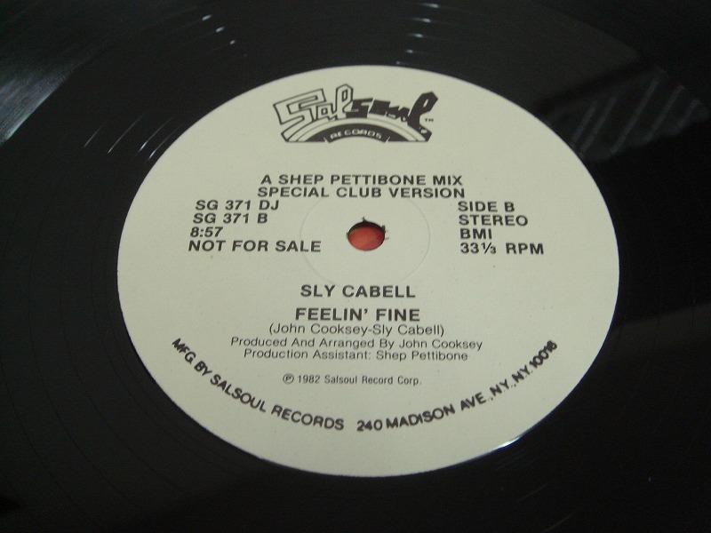 画像: Sly Cabell - Feelin Fine (Promo)