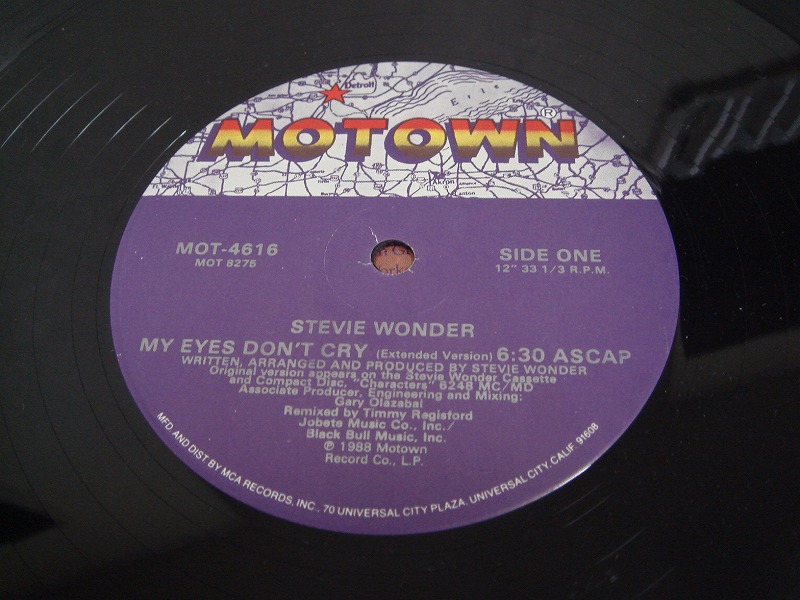 画像: Stevie Wonder - My Eyes Don't Cry Dub Mix