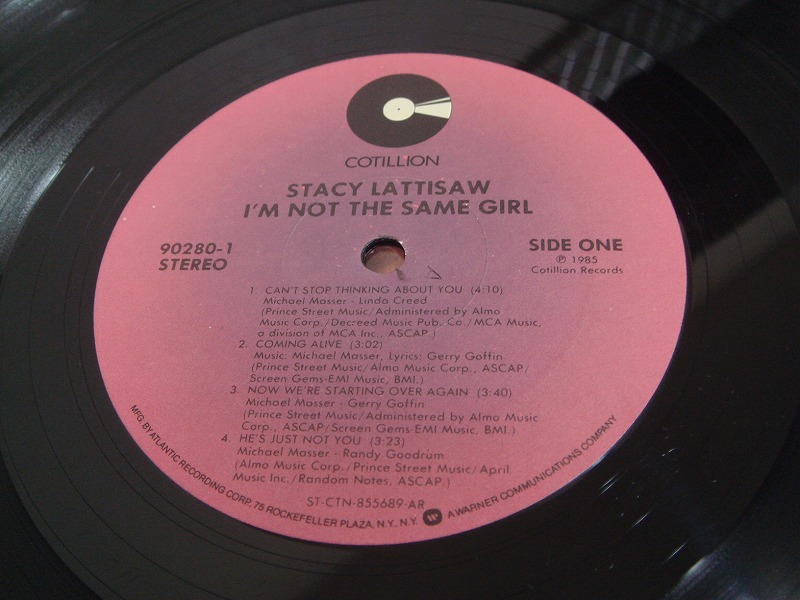 画像: Stacy Lattisaw - I'm Not The Same Girl LP