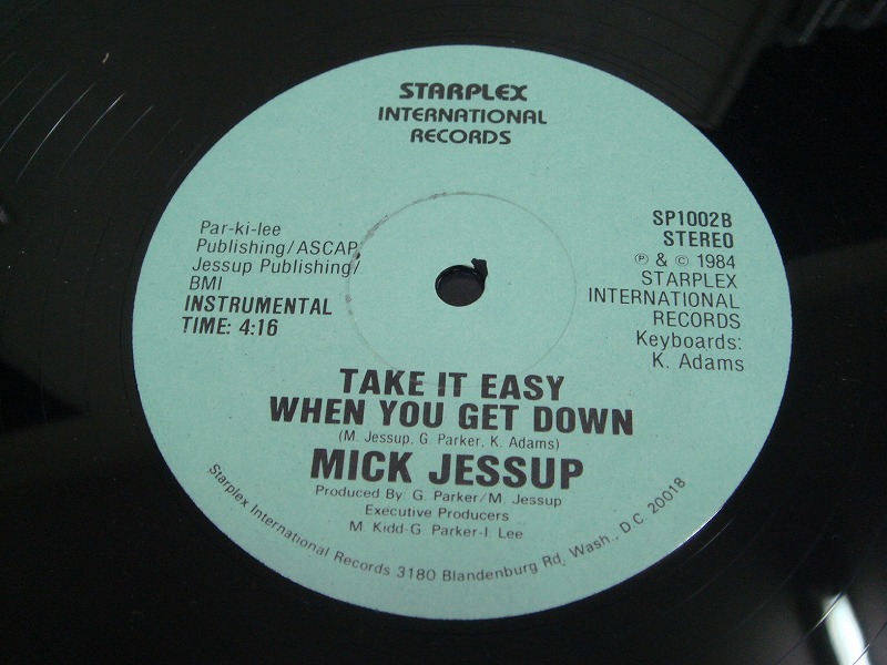 画像: Mick Jessup - Take It Easy When You Get Down