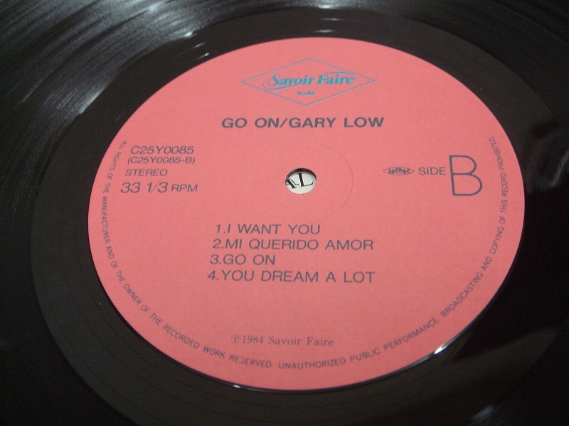 画像: Gary Low - Go On  LP