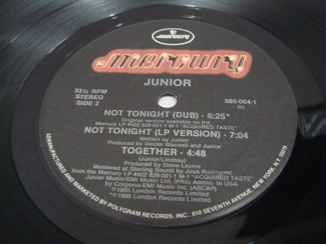 画像: Junior - Not Tonight