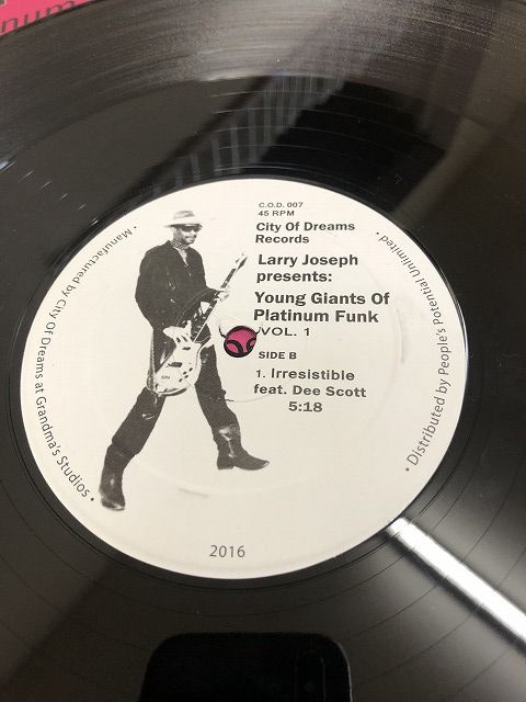 画像:  The Larry Joseph Project ‎– Young Giants Of Platinum Funk Vol. 1  (Re)