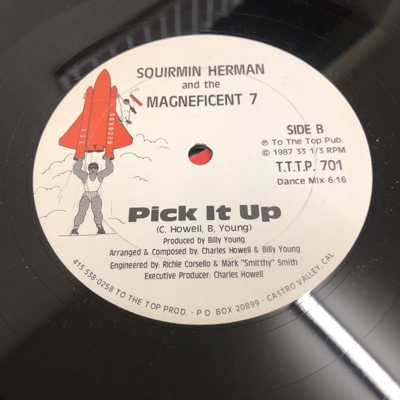 画像:  Squirmin Herman And The Magneficent 7* ‎– Pick It Up 