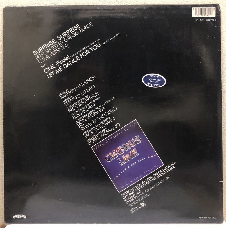 画像:  Gregg Burge ‎– Surprise, Surprise 