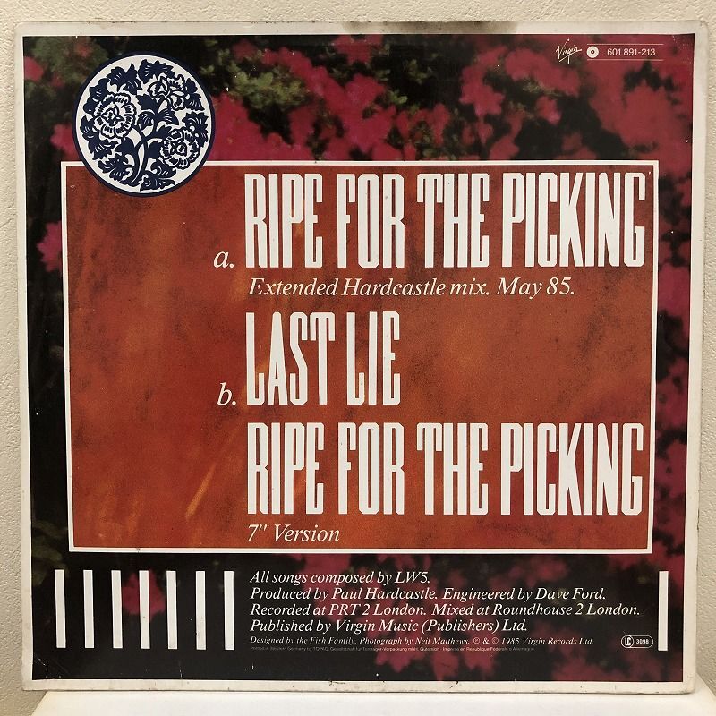 画像:  LW 5 ‎– Ripe For The Picking 