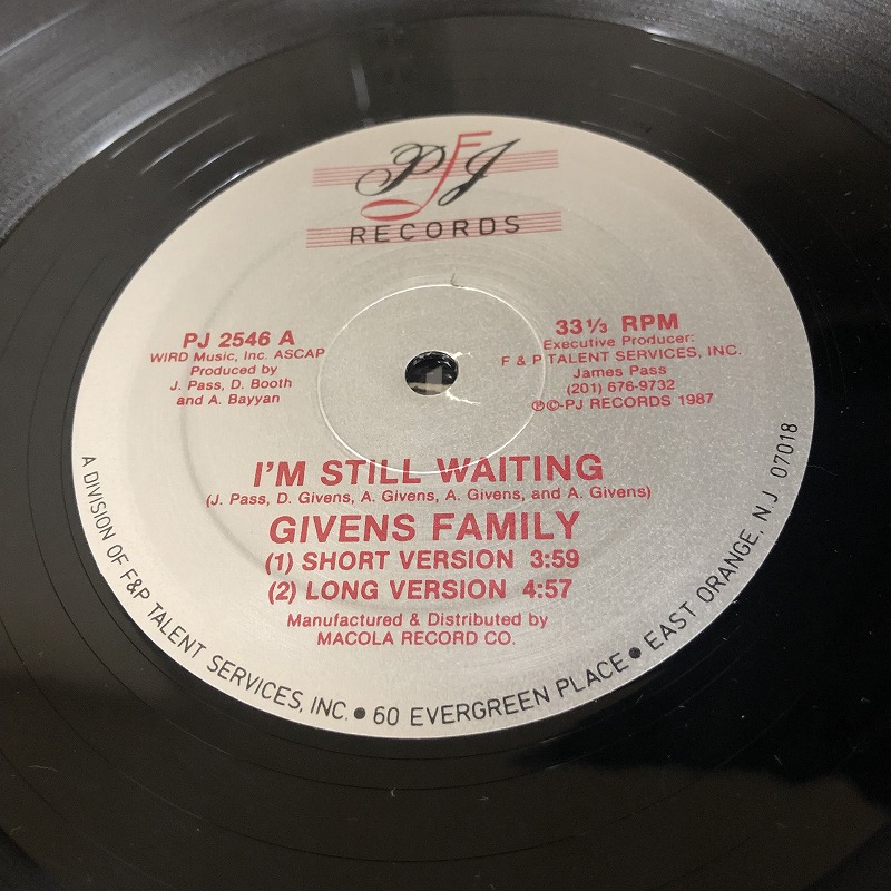 画像: Given's Family (The) - I'm Still Waiting