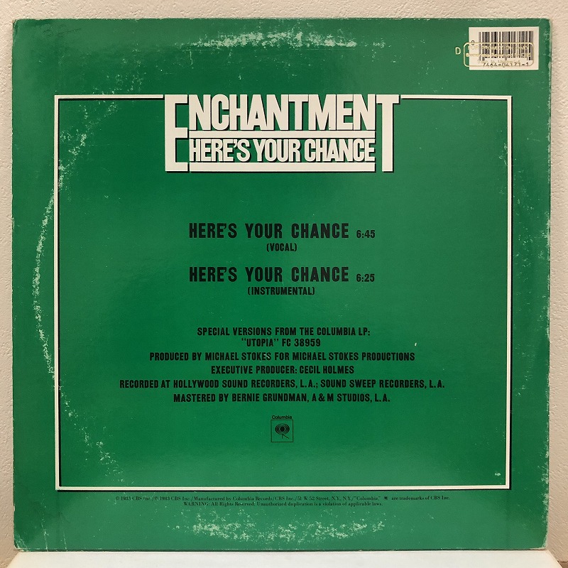 画像: Enchantment - Here's Your Chance