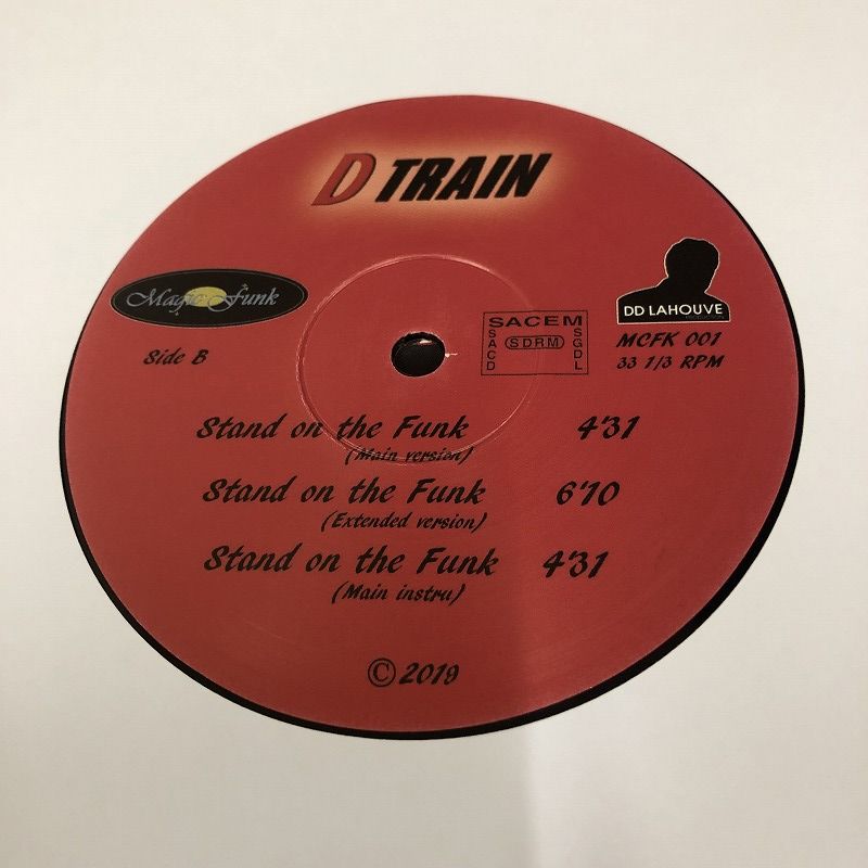 画像:  D Train ‎– Living It Up For The Week End / Stand On The Funk