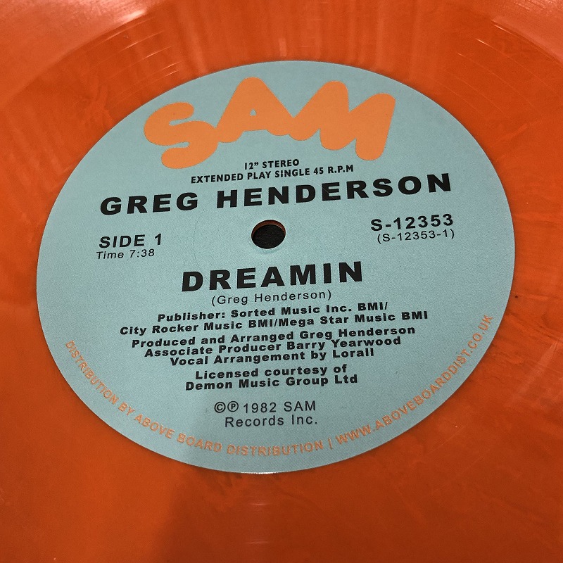 画像1: Greg Henderson - Dreamin　(Re)