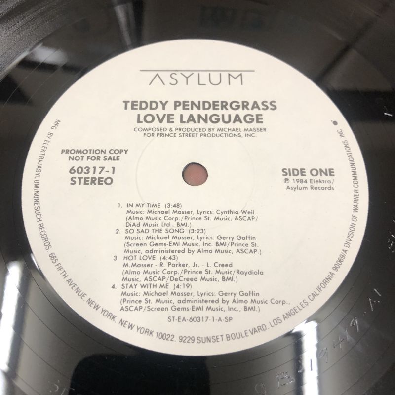 画像: Teddy Pendergrass - Love Language LP   