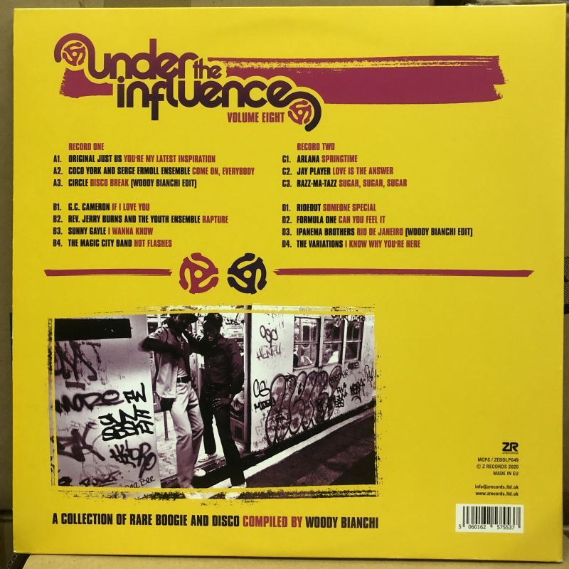 画像: Woody Bianchi -  Under The Influence Volume Eight (A Collection Of Rare Boogie & Disco)