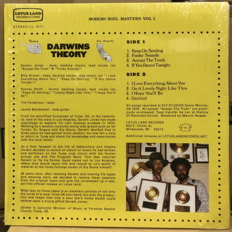 画像: Darwin's Theory - Darwin's Theory LP