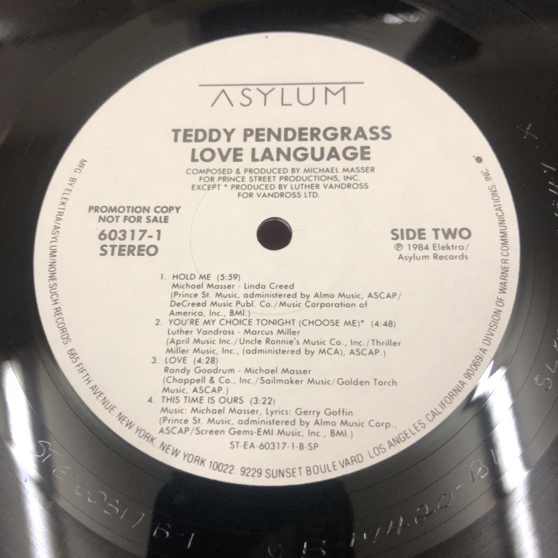 画像: Teddy Pendergrass - Love Language LP   