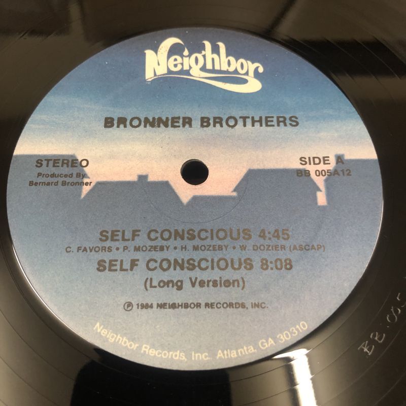 画像: Bronner Brothers - Self Conscious