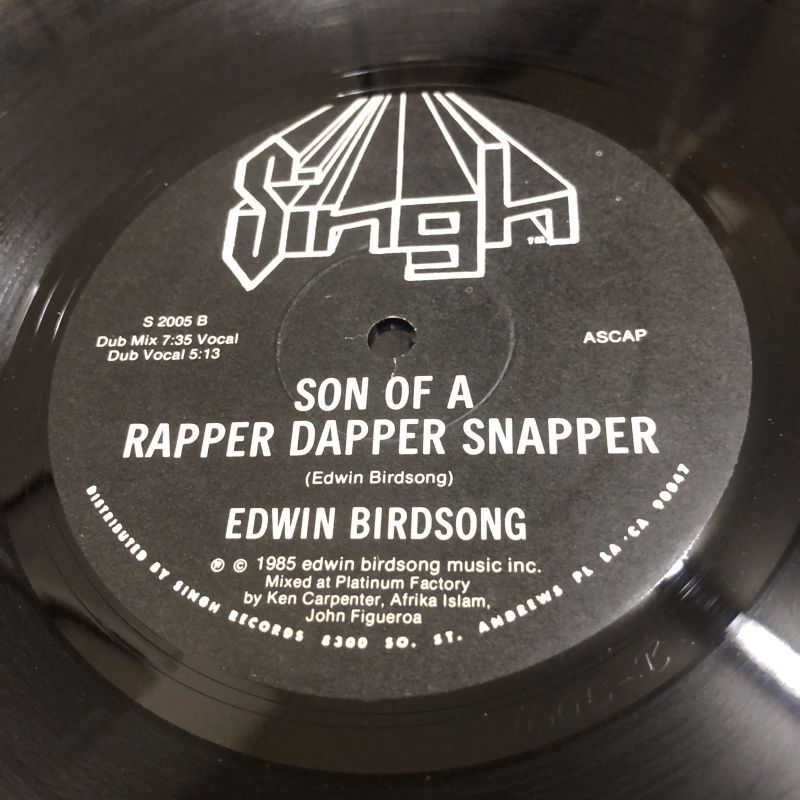 画像: Edwin Birdsong – Son Of A Rapper Dapper Snapper