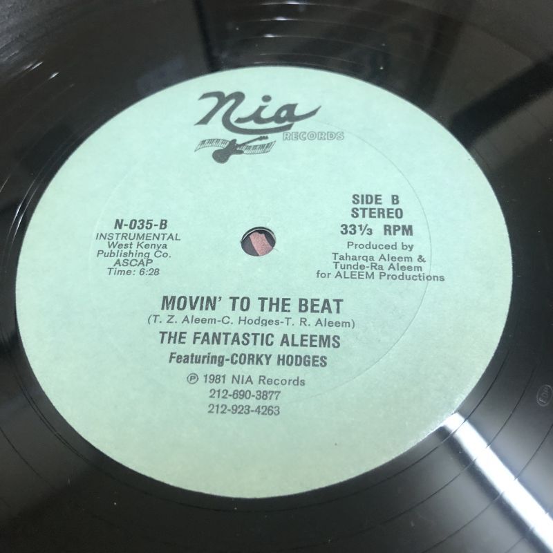 画像: The Fantastic Aleems* Featuring Corky Hodges – Movin' To The Beat