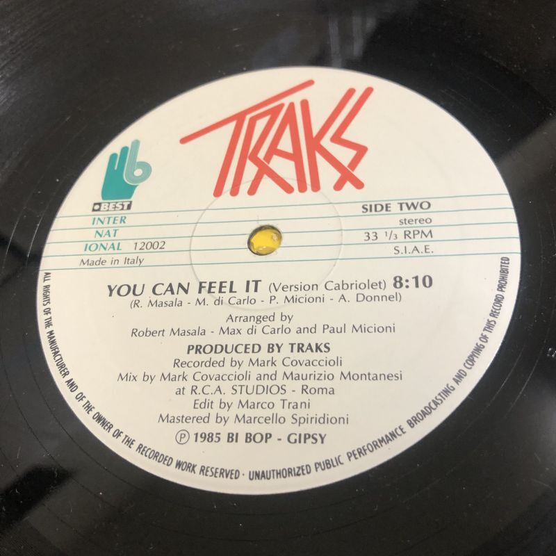 画像: Traks – You Can Feel It