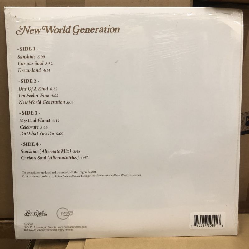 画像: New World Generation – NWG  LP