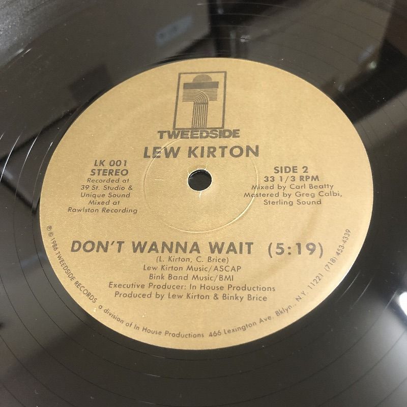 画像: Lew Kirton – Don't Wanna Wait / Stuck In The Middle