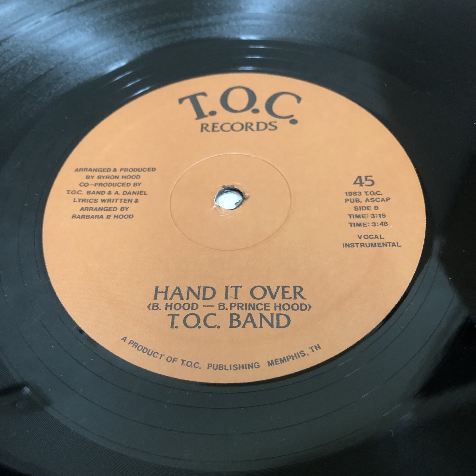 画像: T.O.C. Band - Hand It Over  (Re)