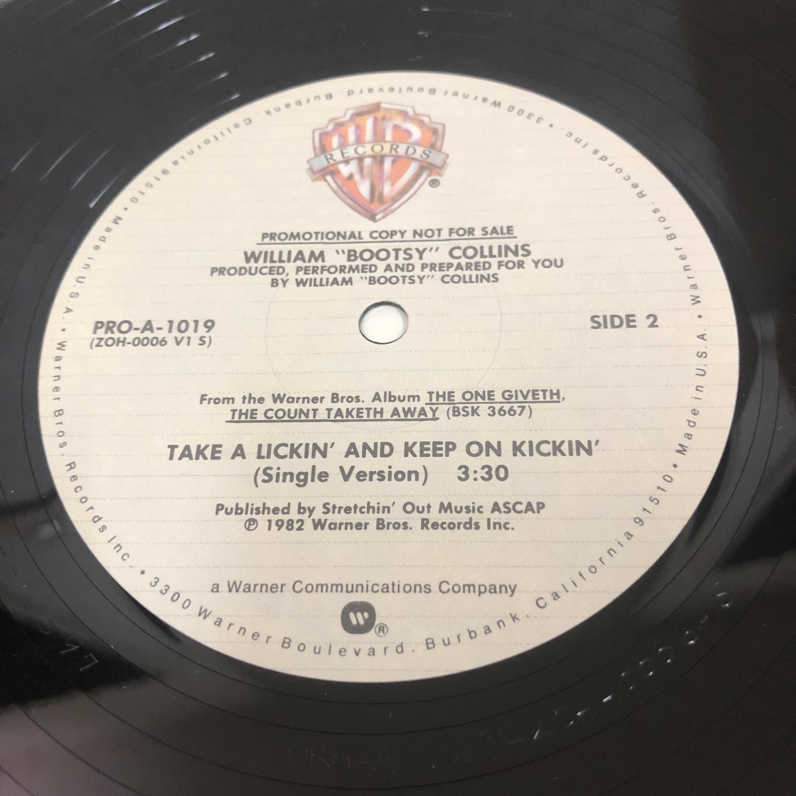 画像: William "Bootsy" Collins* - Take A Lickin' And Keep On Kickin'