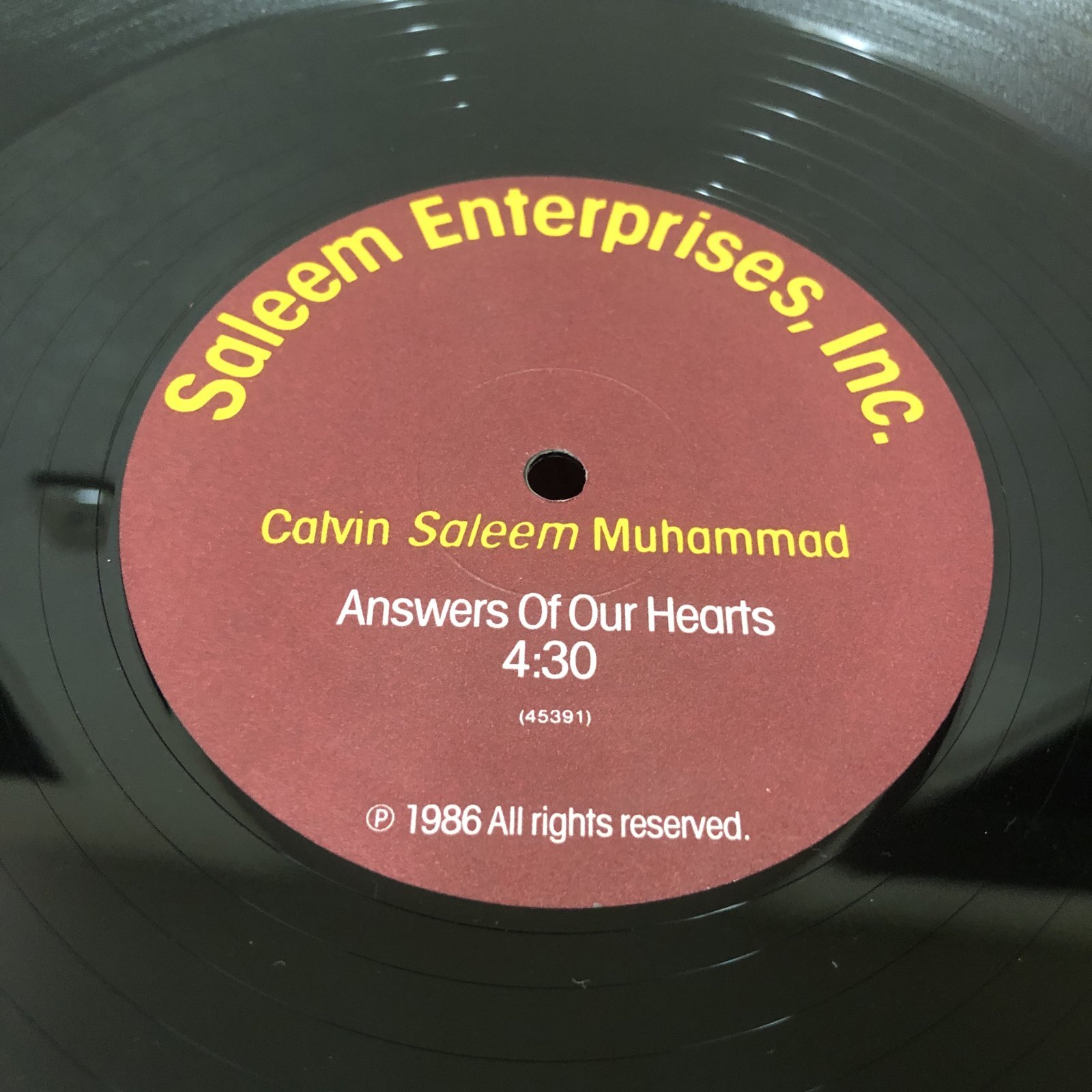 画像: Calvin Saleem Muhammad – Hail To The Skins