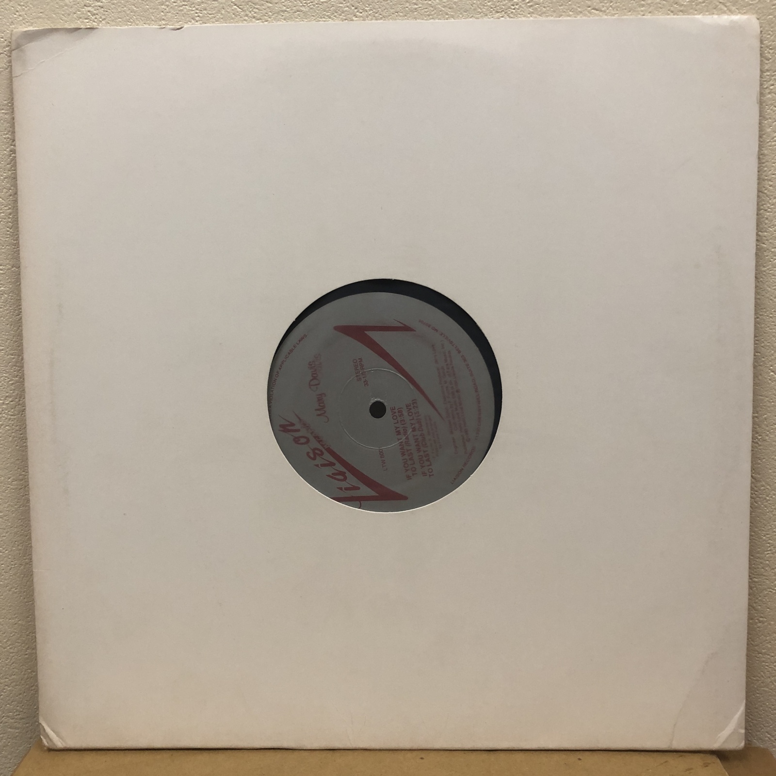 画像: Mary Davis - If You Want My Love To Last