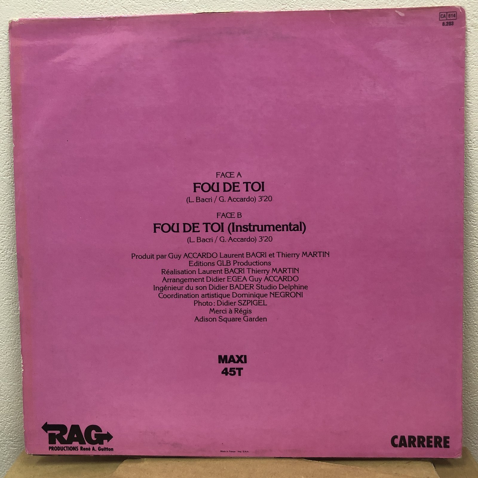 画像: Plaisir - Fou De Toi