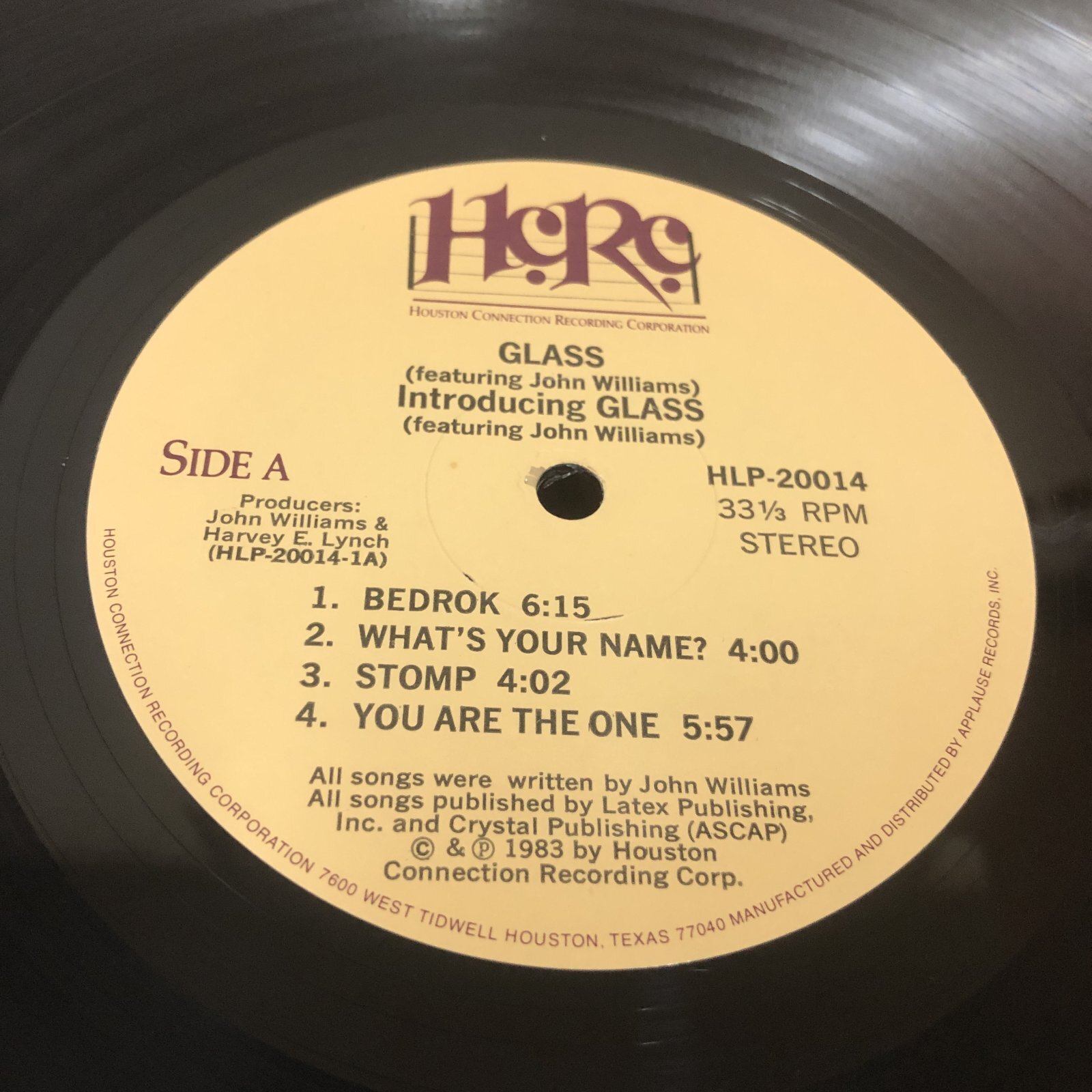 画像: Glass Featuring John Williams - Introducing Glass  LP