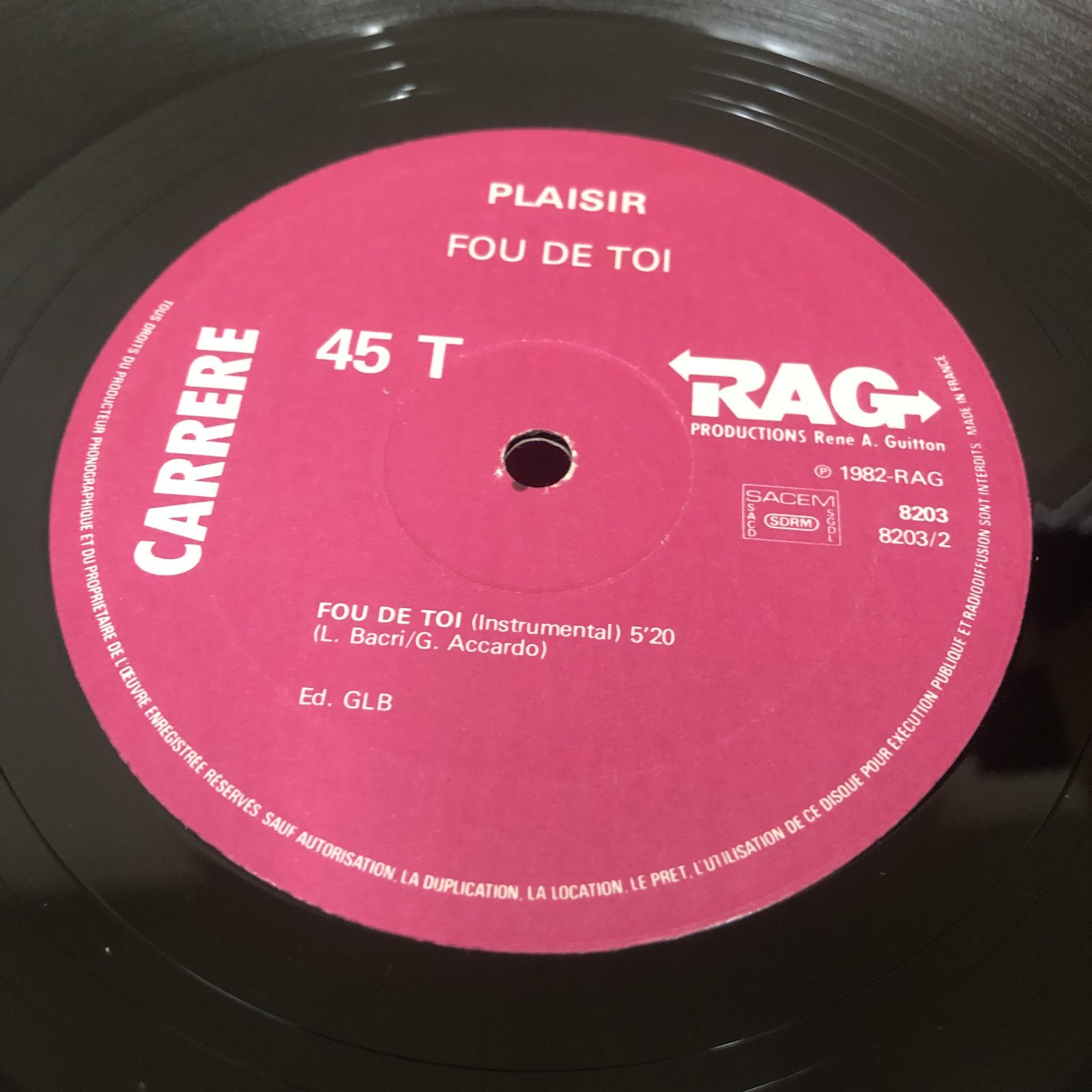 画像: Plaisir - Fou De Toi