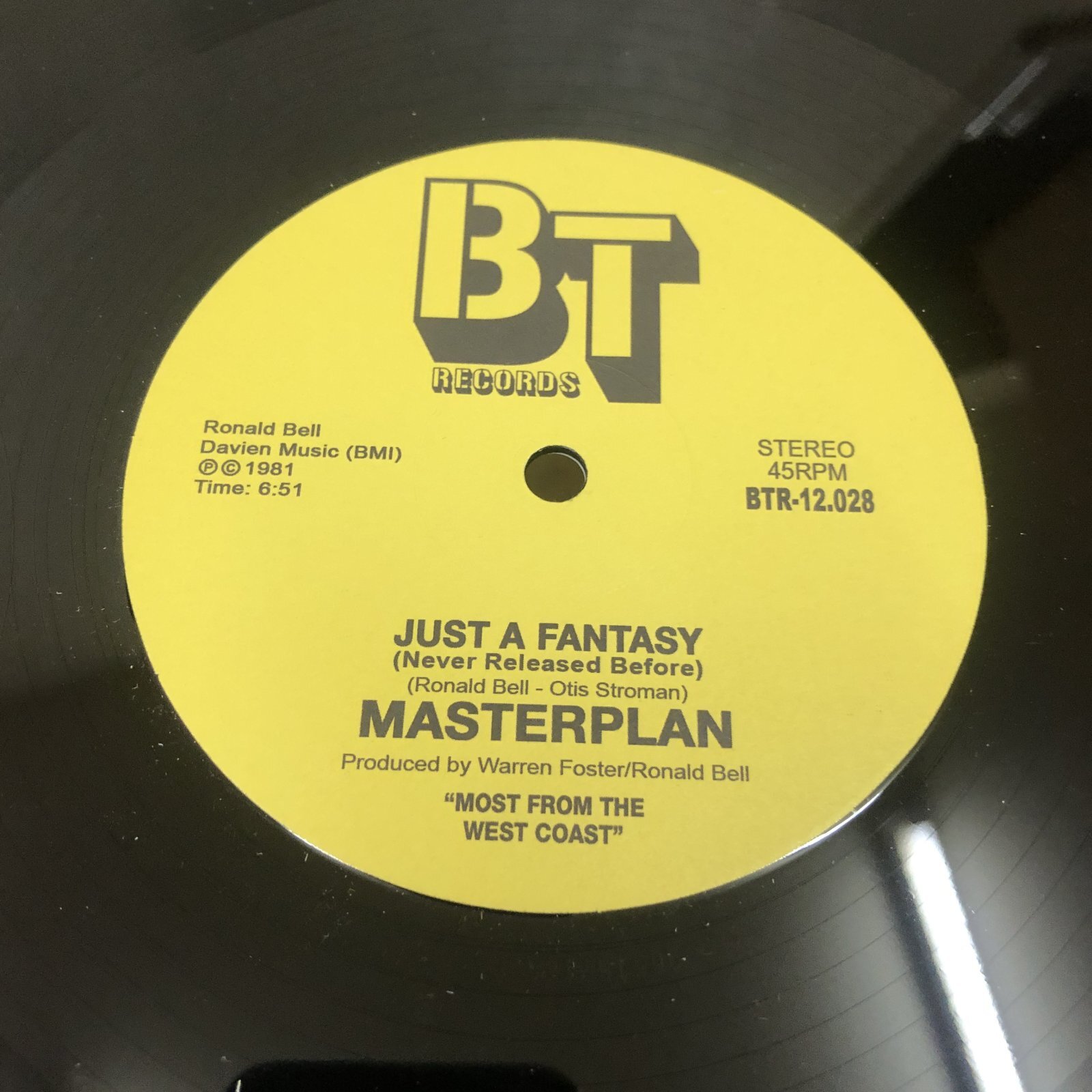 画像1: Masterplan - Just A Fantasy /  Franklyn - Future Love (Re)