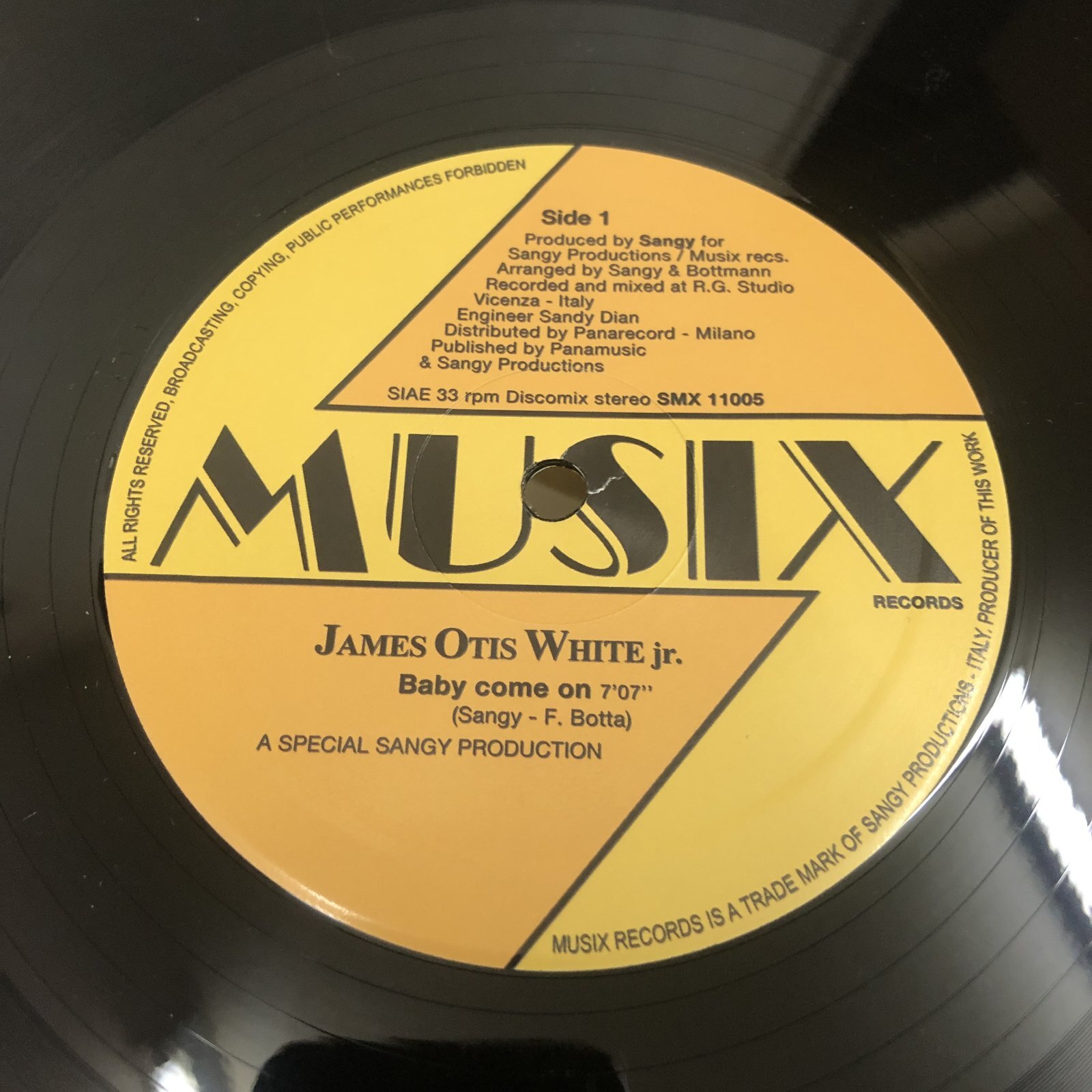 画像1: James Otis White Jr - Baby Come On (Re)