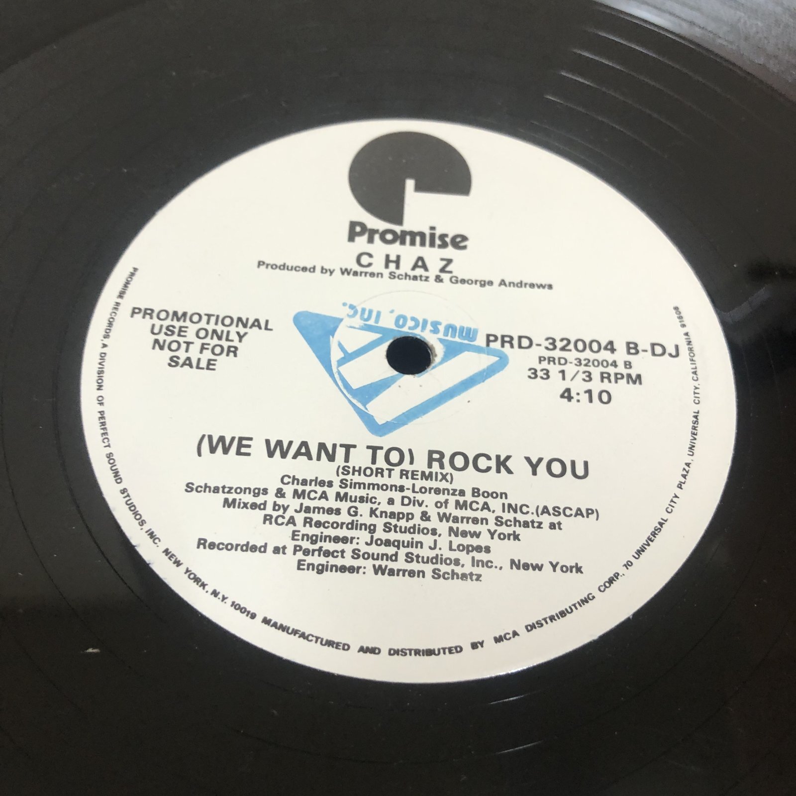 画像: Chaz - (We Want To) Rock You  - Long Remix