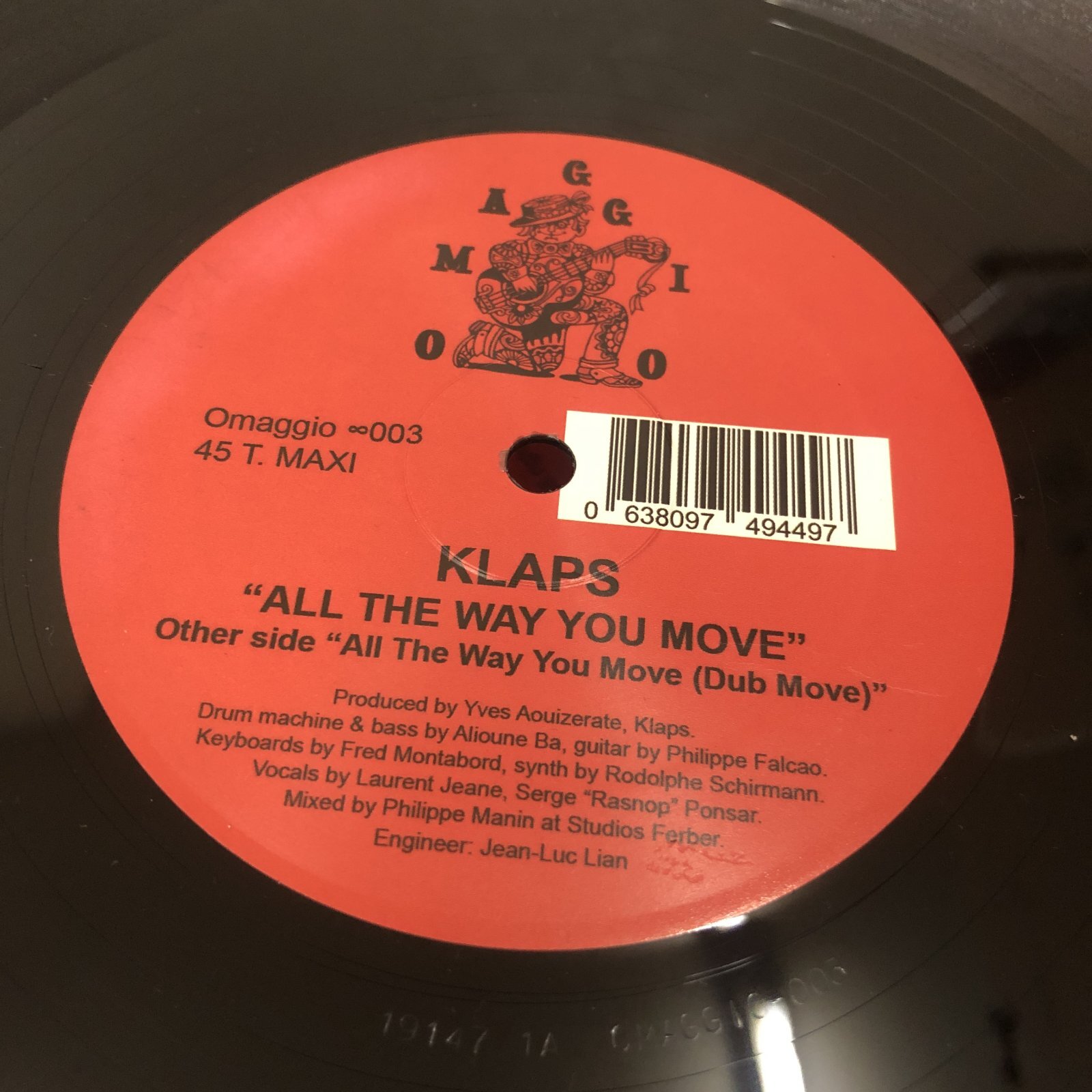画像1: Klaps – All The Way You Move　 (Re)