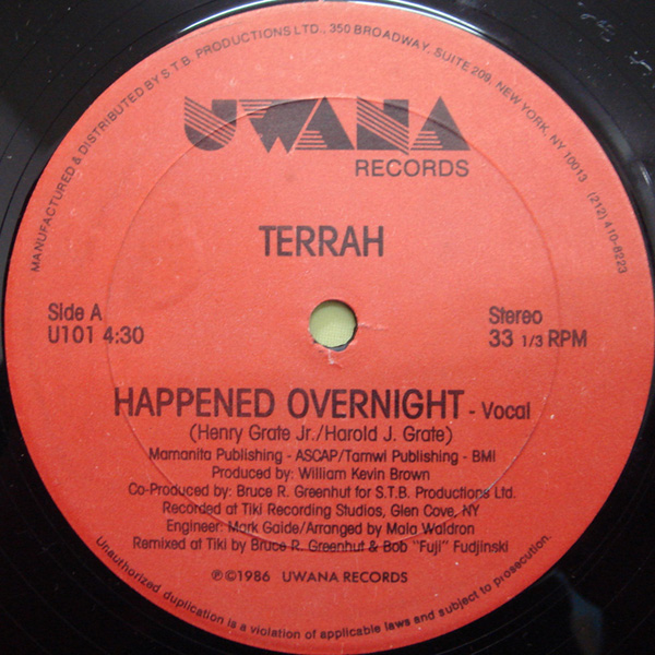 画像1: Terrah - Happened Overnight