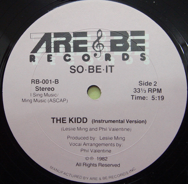 画像: So Be It - The Kidd